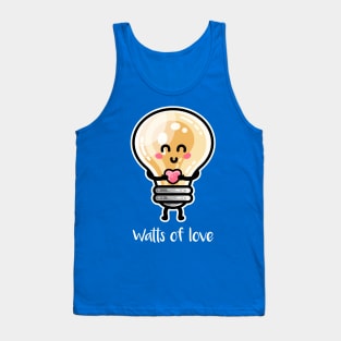 Cute Watts Of Love Pun Tank Top